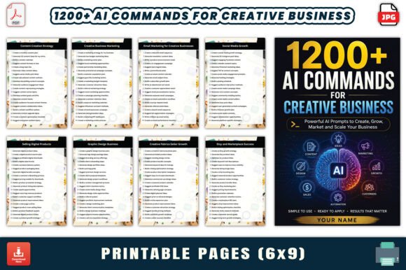 1200+ AI Commands for Creative Business