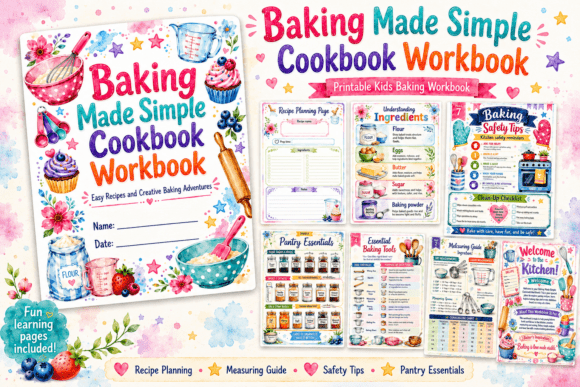 Baking Made Simple Cookbook Workbook