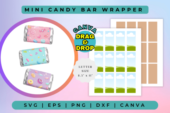 Mini Candy Bar Wrapper Template