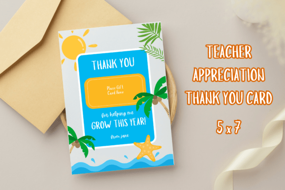 Printable Teacher Appreciation Gift Card