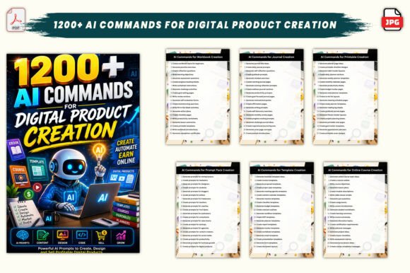 1200+ AI Commands for Digital Product