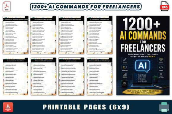 1200+ AI Commands for Freelancers