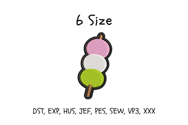 Dango Embroidery Design