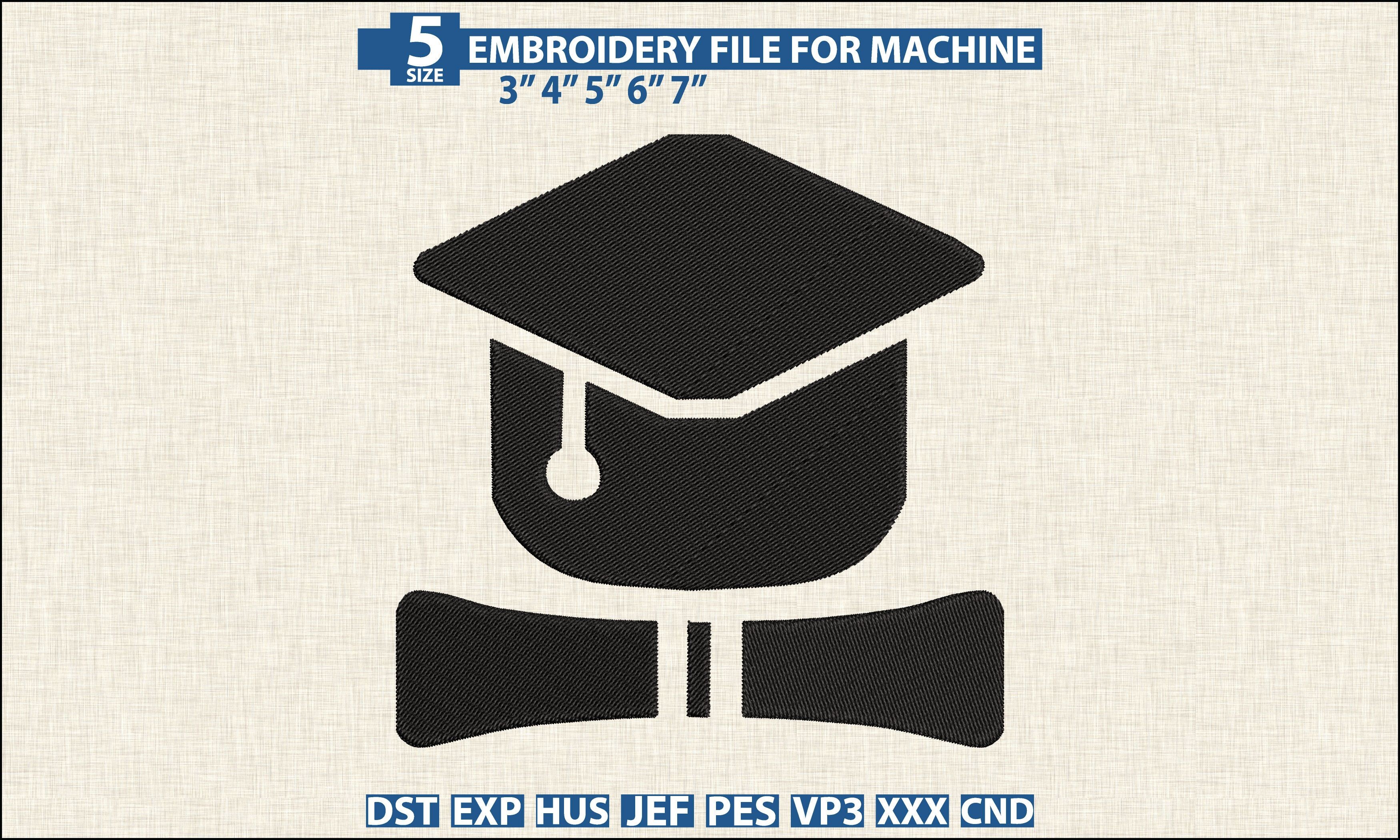 Graduation Pattern DST PES Embroidery