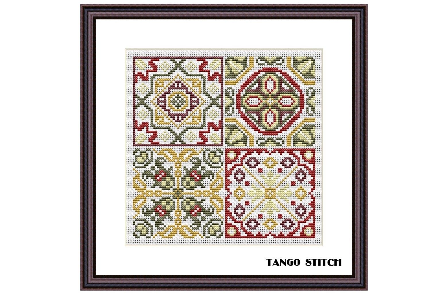 Mediterranean Mosaic Tiles PDF Pattern