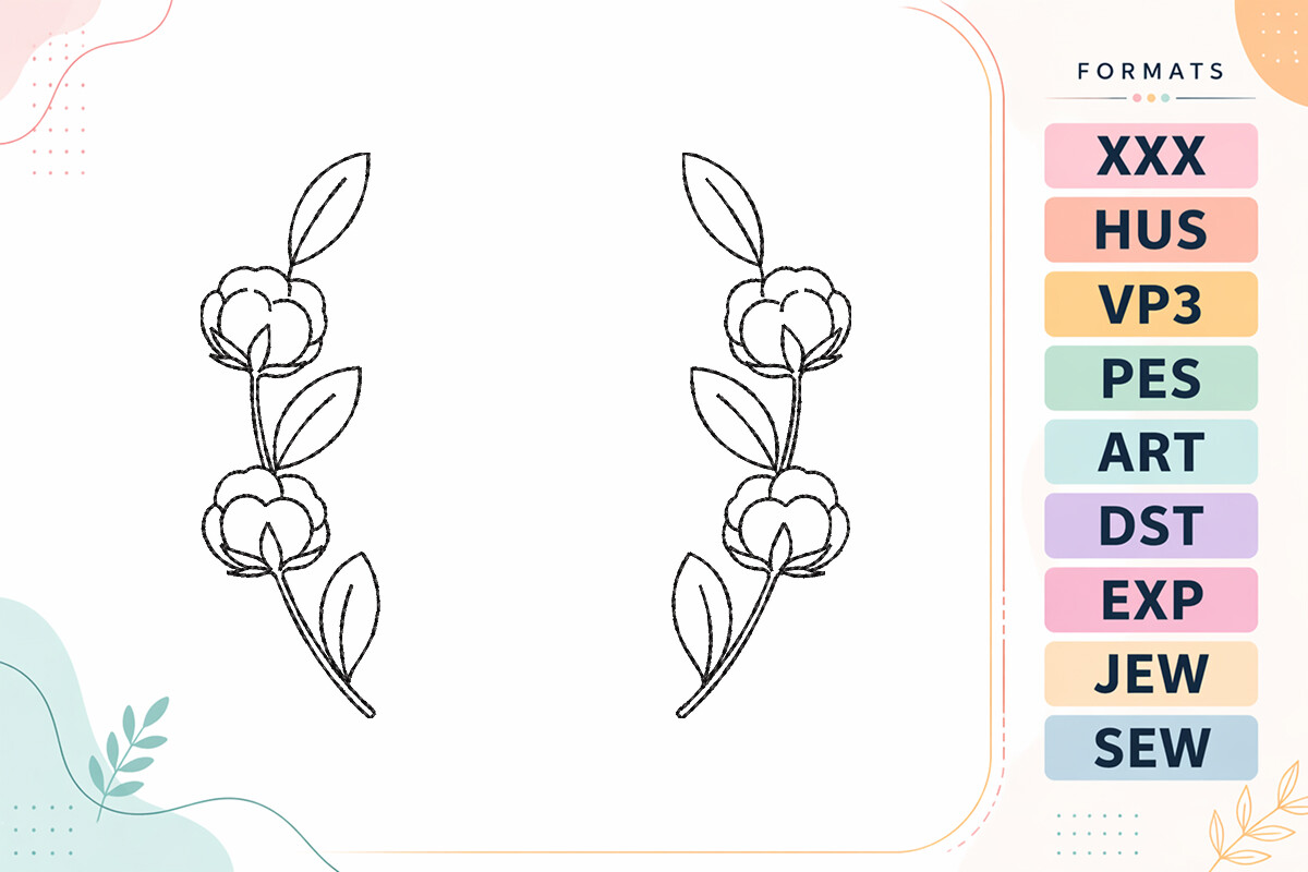 Minimal Floral Frame