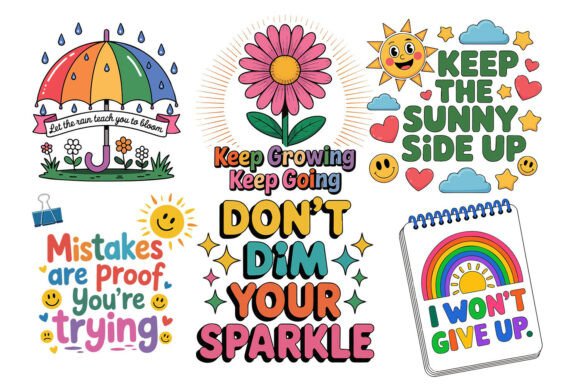 Positive Affirmations Printable Stickers
