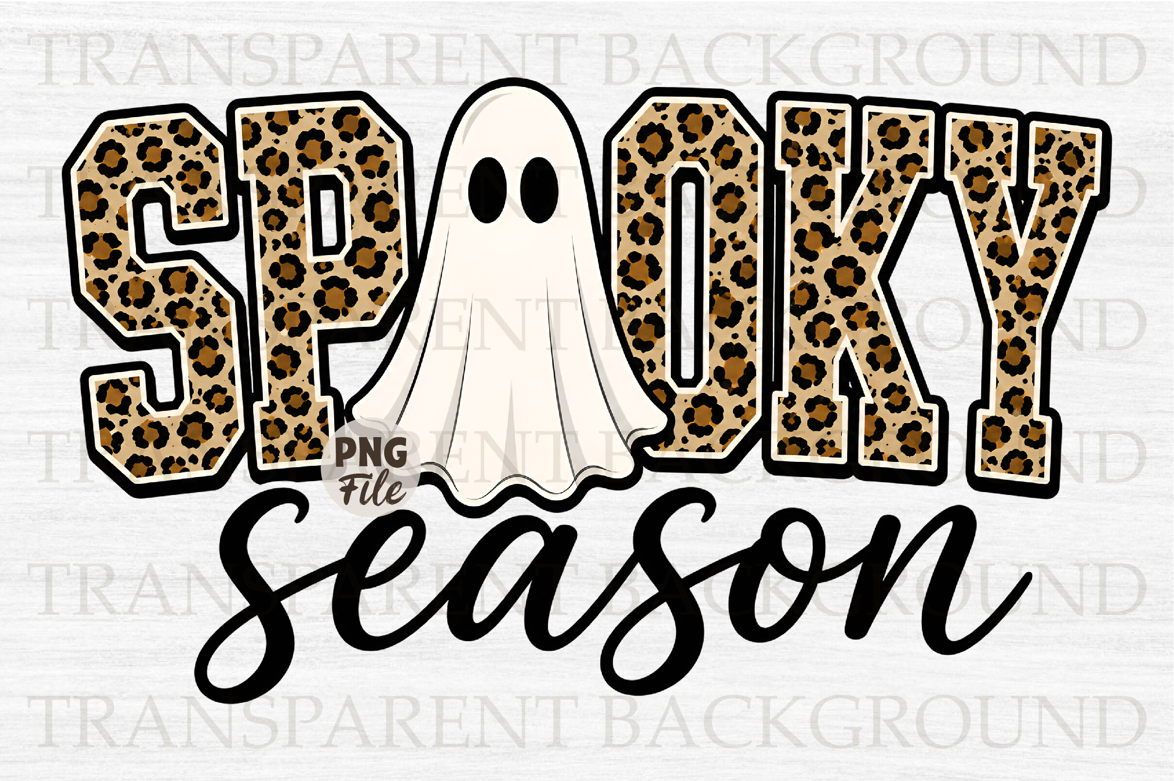 Spooky Season Ghost — Halloween PNG design preview