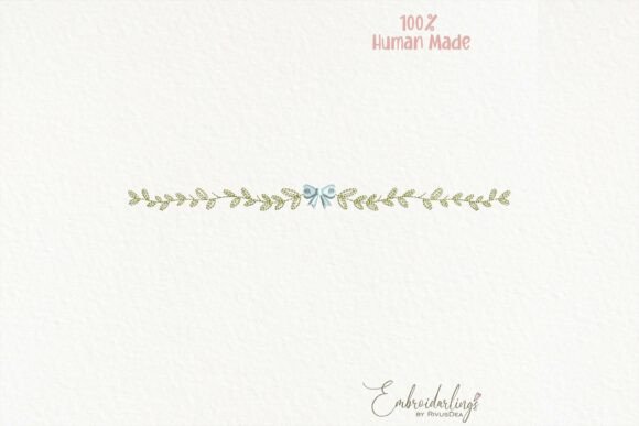Baby Floral Garland Embroidery Designs