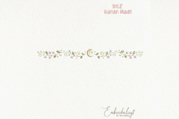 Baby Floral Garland Embroidery Designs