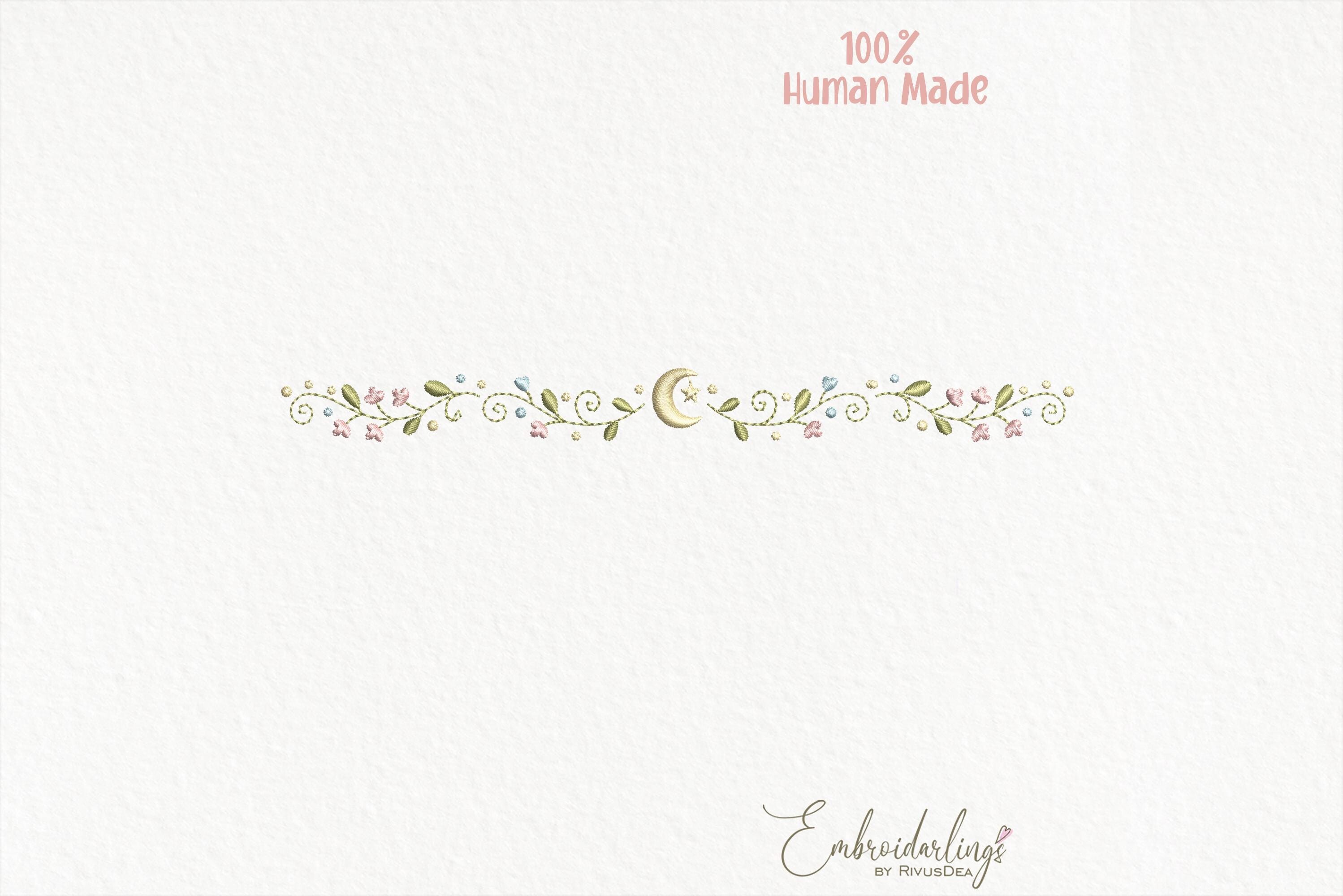Baby Floral Garland Embroidery Designs