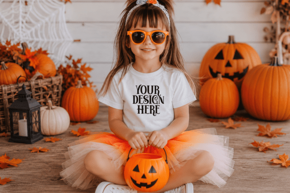 Bella Canvas 3001T Fall Halloween Mockup