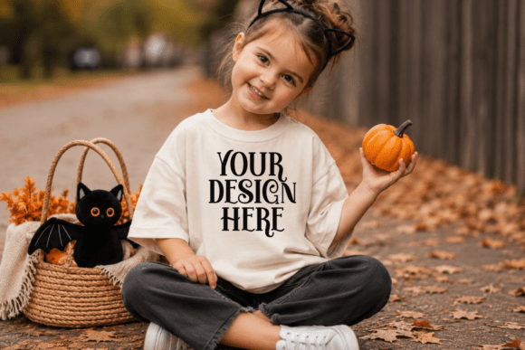 Bella Canvas 3001T Fall Halloween Mockup