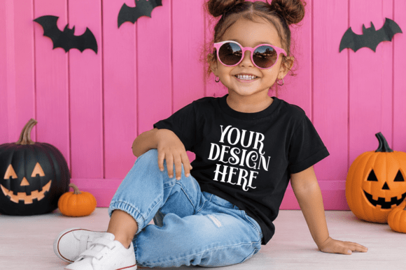 Bella Canvas 3001T Fall Halloween Mockup