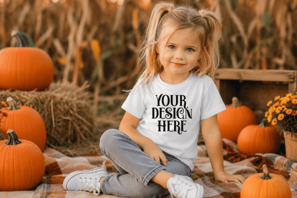 Bella Canvas 3001T Fall Halloween Mockup