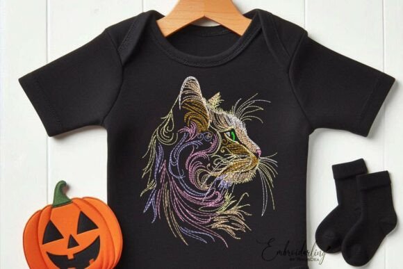 Cat Face Machine Embroidery Designs.