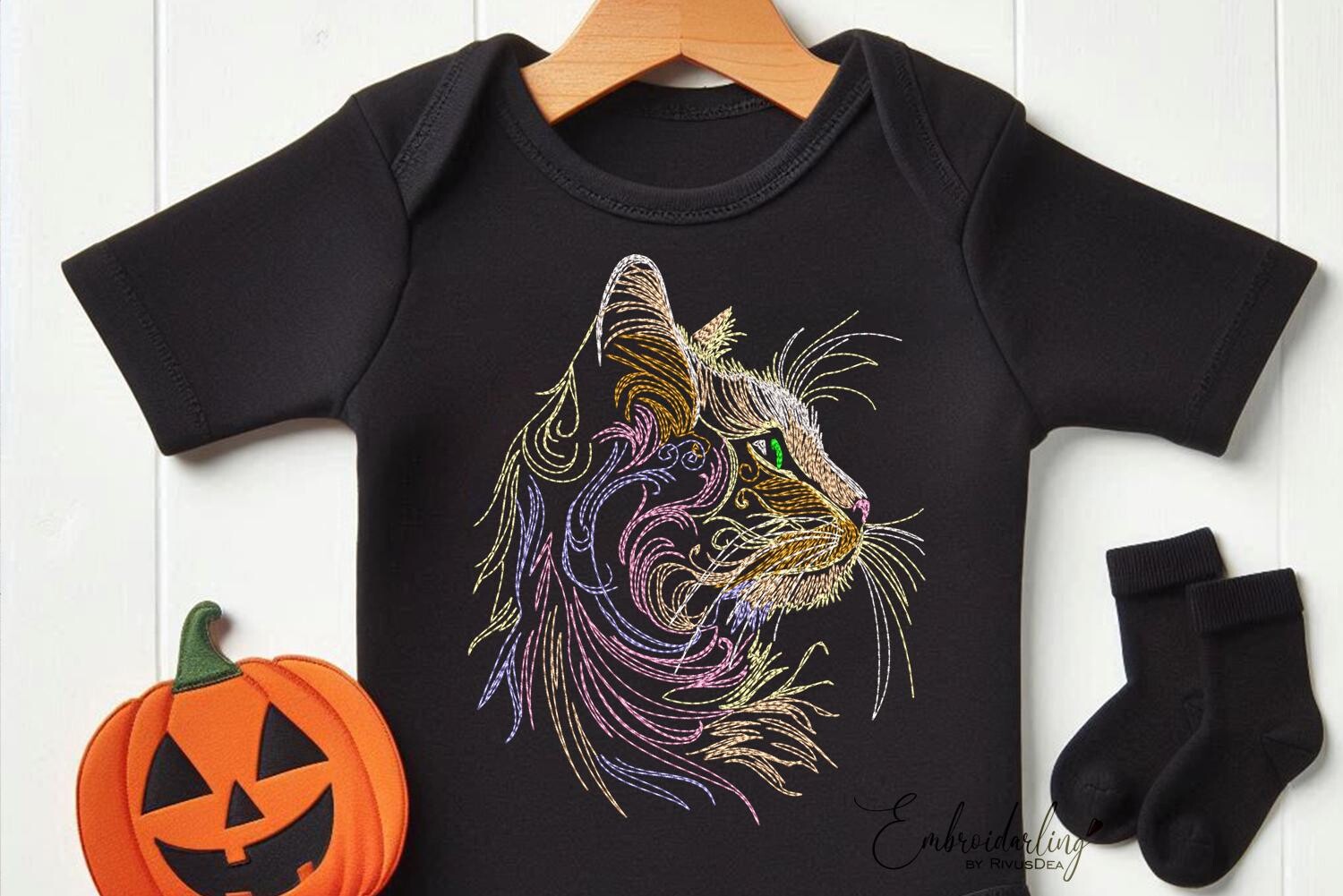 Cat Face Machine Embroidery Designs.