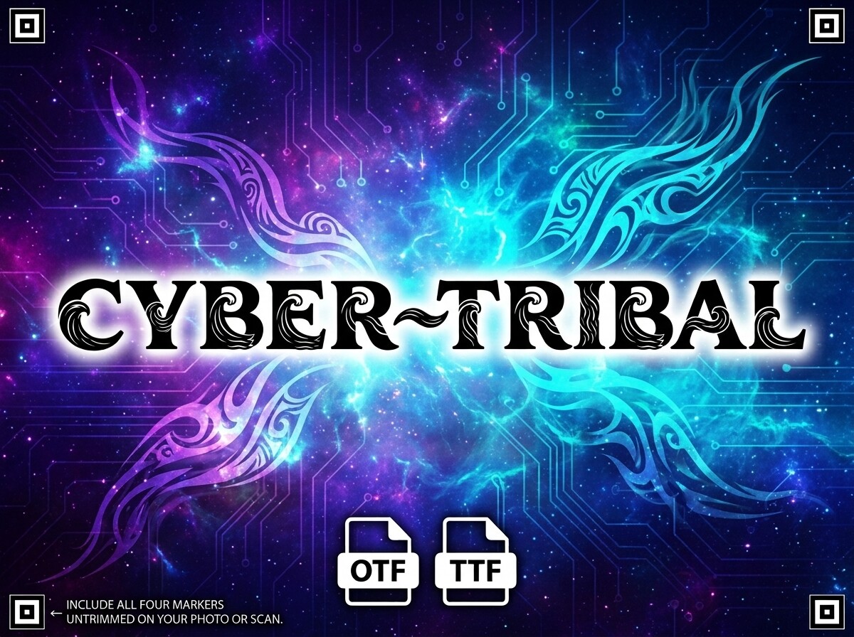 Cyber-Tribal preview, tribal wave display
