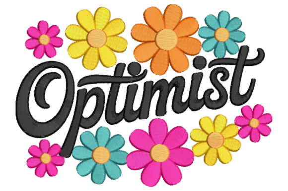 Floral Quote Embroidery Design