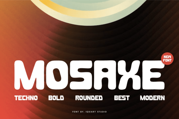 Mosaxe Sans Serif Font By IqsiartStudio