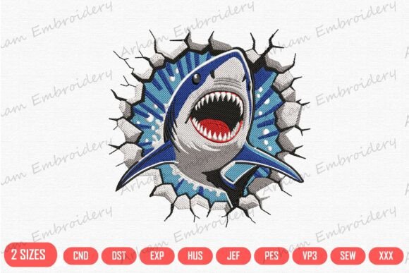 Shark Breaking Wall