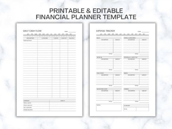 14 Financial Planner Templates