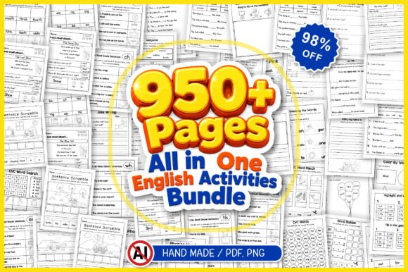 All in One English Activities Bundle