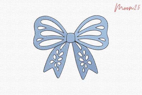 Blue Ribbon Bow