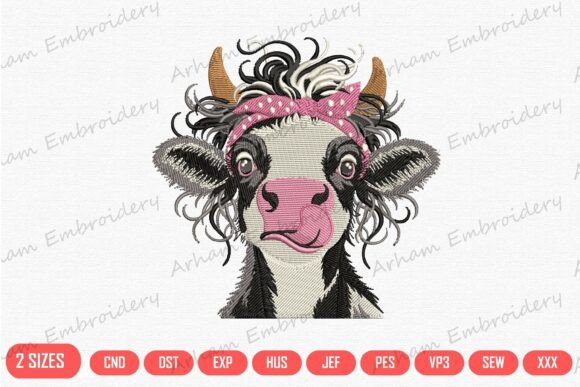 Curly Haired Cow