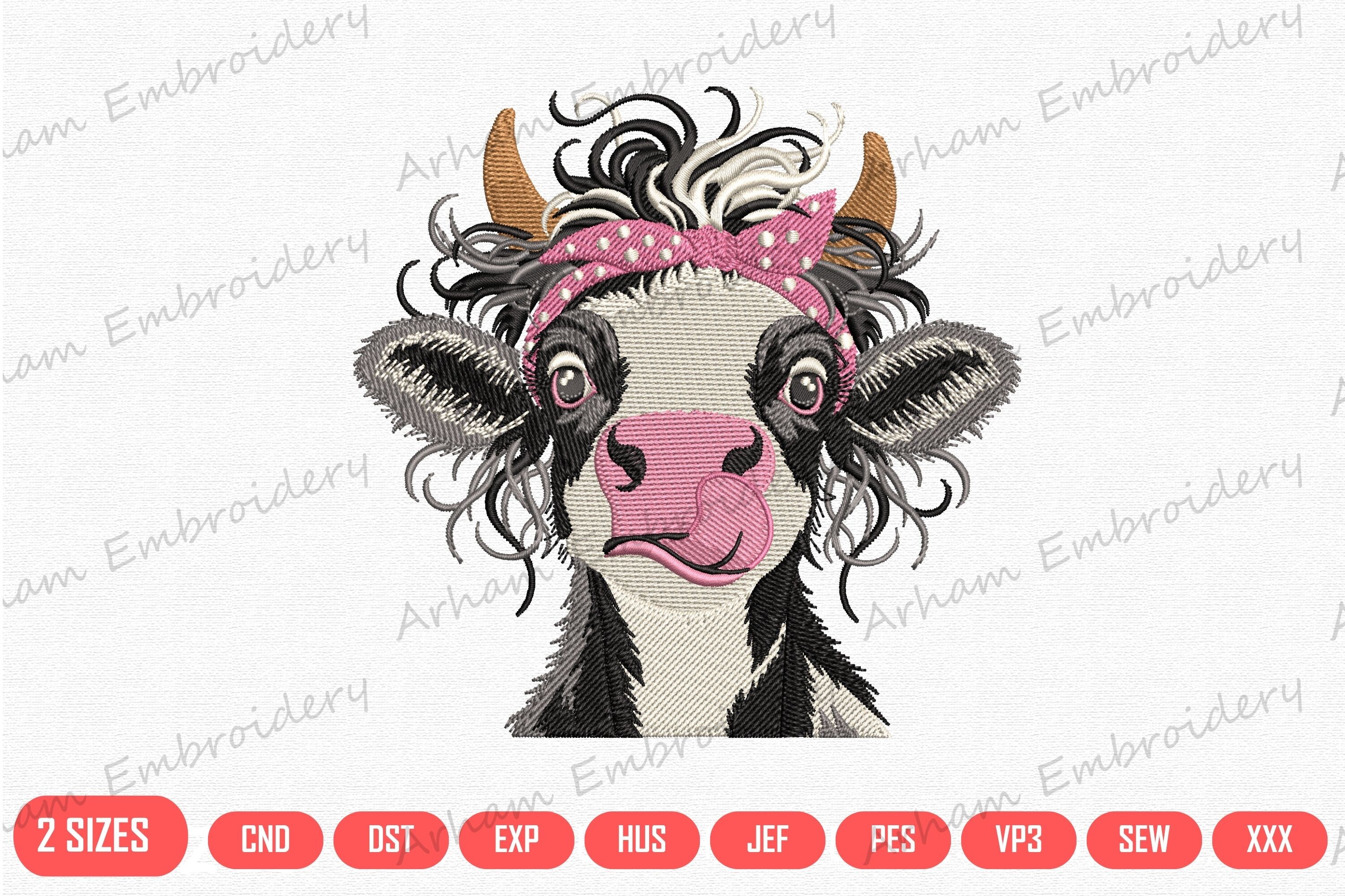 Curly Haired Cow