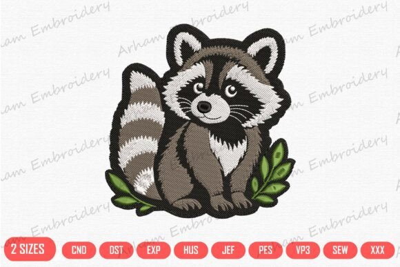 Cute Woodland Raccoon