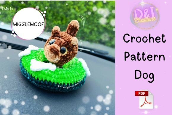 Dog Car Dashboard Decor Crochet Pattern