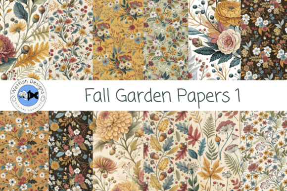Preview of Fall Garden Papers 1
