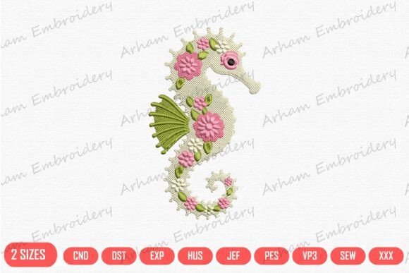 Floral Seahorse