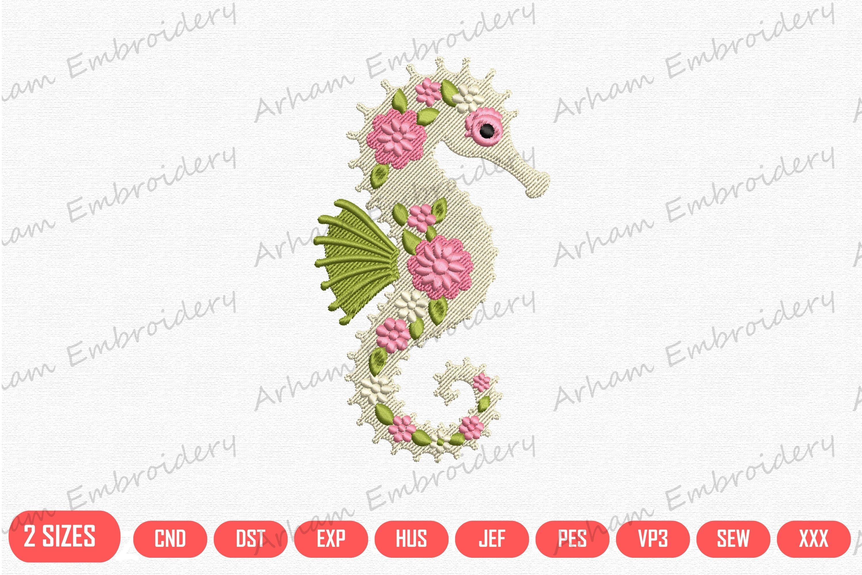 Floral Seahorse