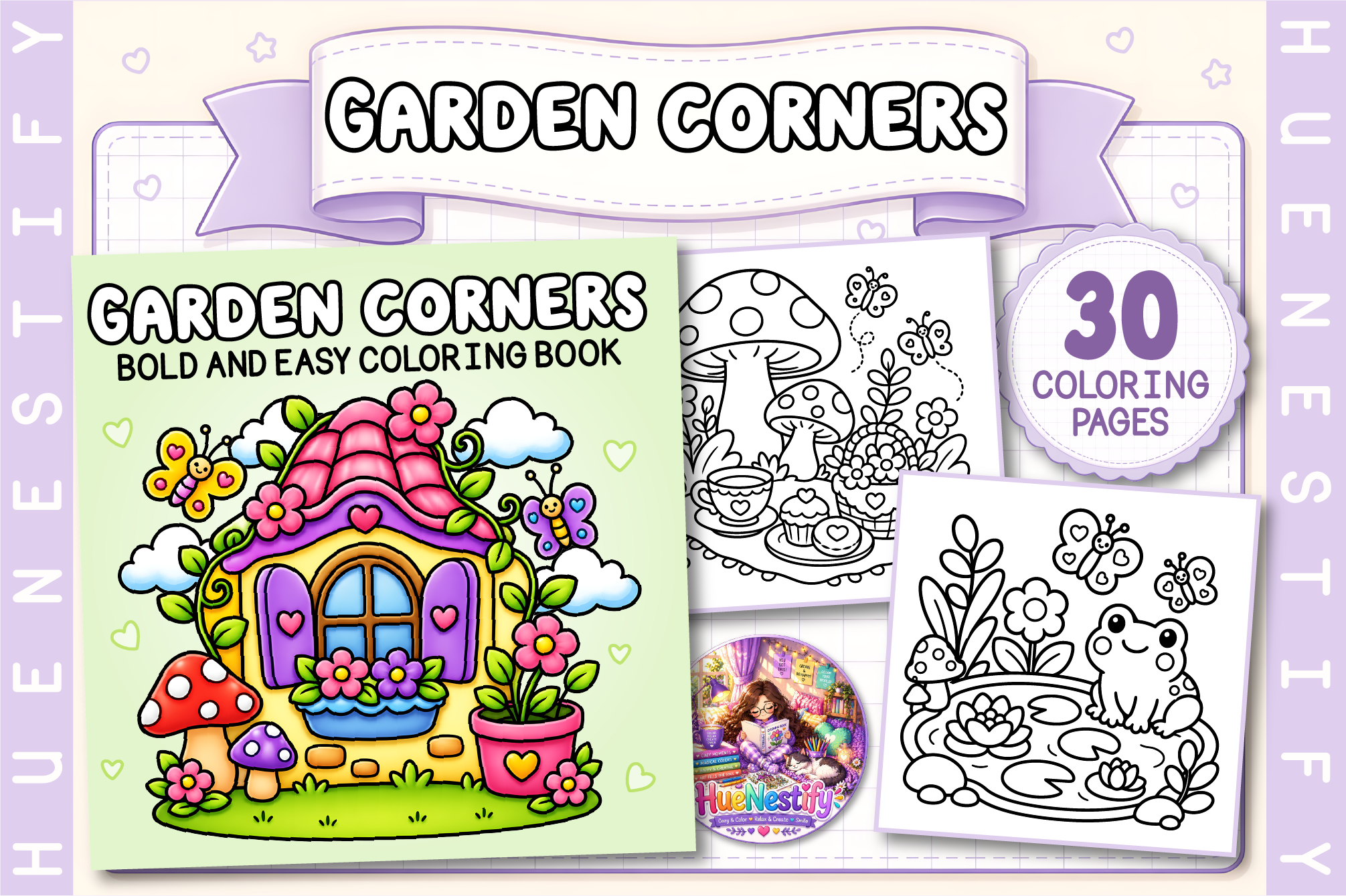 Garden Corners Coloring Book