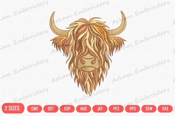 Highland Cow Head