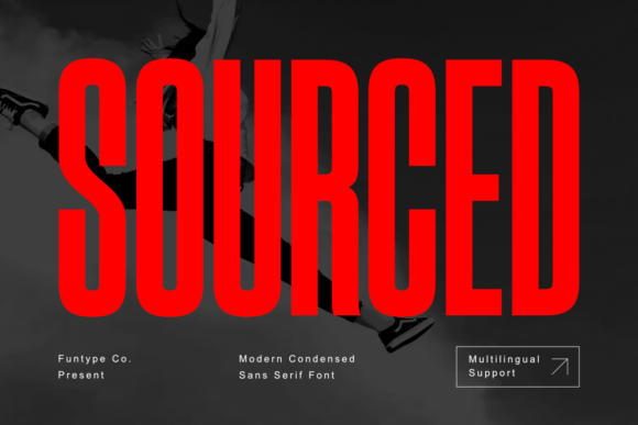 Sourced Sans Serif Font By Funtype Co.