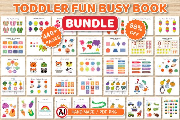 Toddler Fun Busy Book Bundle