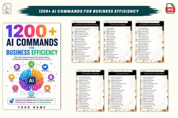 1200+ AI Commands for Business Efficiency