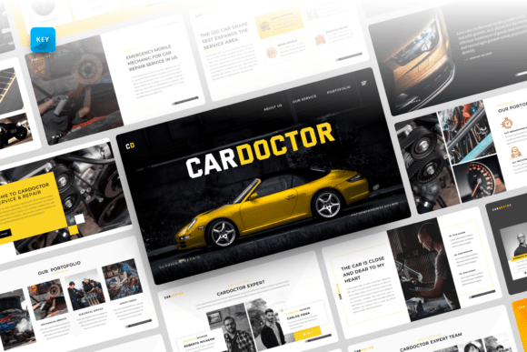 Auto Service Garage Keynote