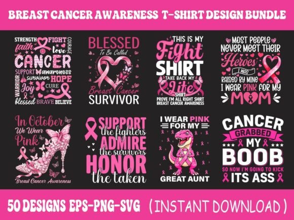 Breast Cancer Awareness T-Shirt Bundle