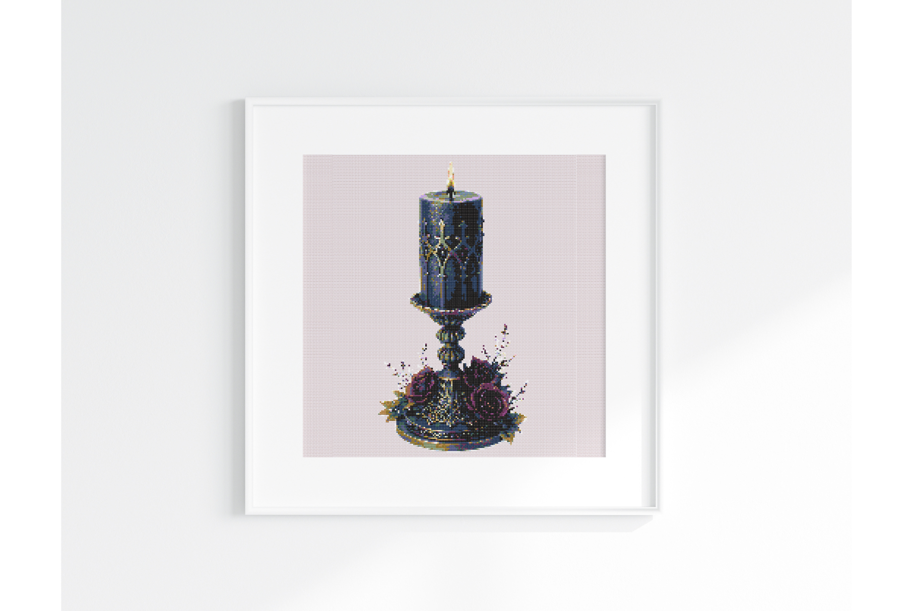 Candle Light Cross Stitch PDF