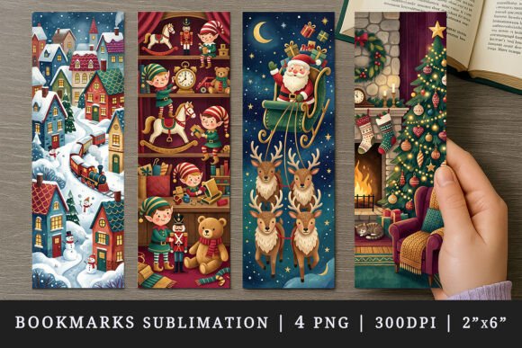 Christmas Bookmark Design Set