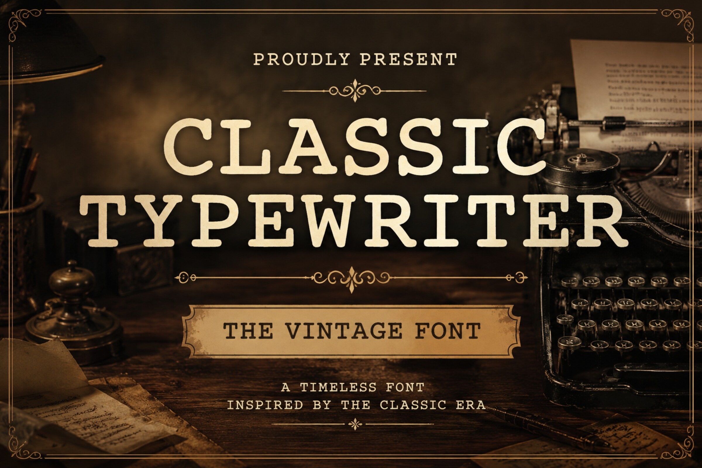 Classic Typewriter preview: safe slab serif