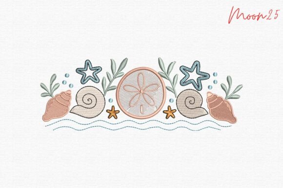 Coastal Seashell Border
