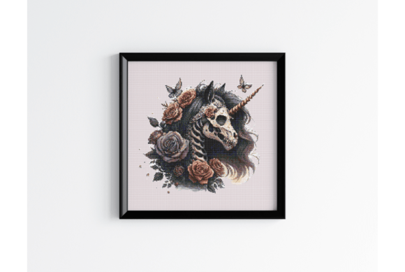 Dark Academia Cross Stitch PDF