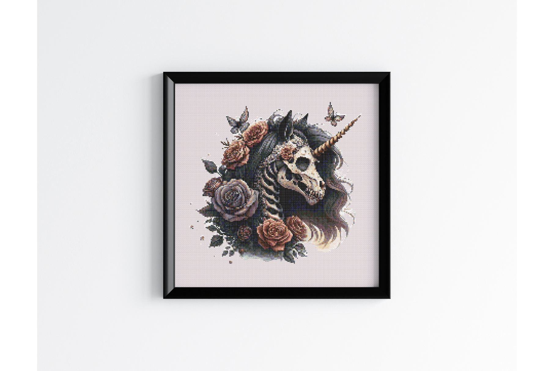 Dark Academia Cross Stitch PDF