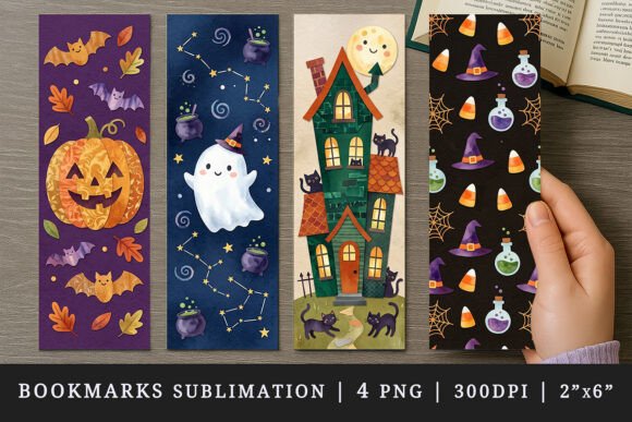 Halloween Bookmark Design Set