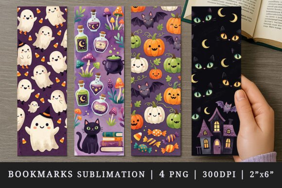 Halloween Bookmark Design Set